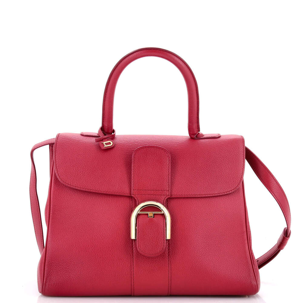 Delvaux MM Brillant Top Handle Bag Leather